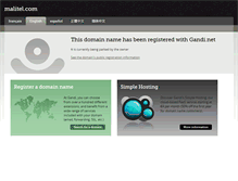 Tablet Screenshot of malitel.com